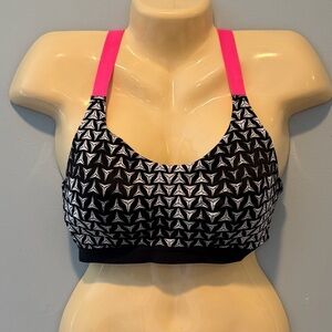 VSX Sport Black and Pink Sports Bra